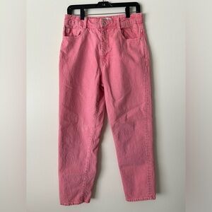 Zara pink jeans size 8